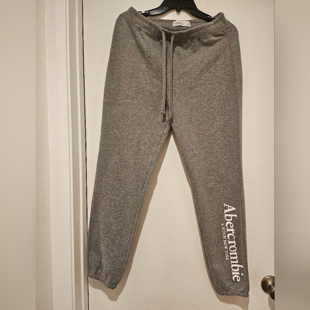 Abercrombie & Fitch Women Fleece Sweatpant with Side Logo